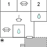 アパート Lovely In With Kitchen